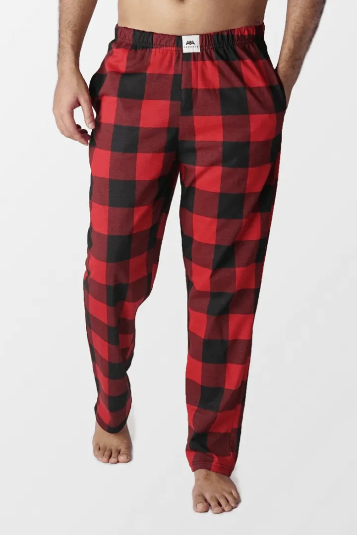 Red & Black Jersey Pajama Pant
