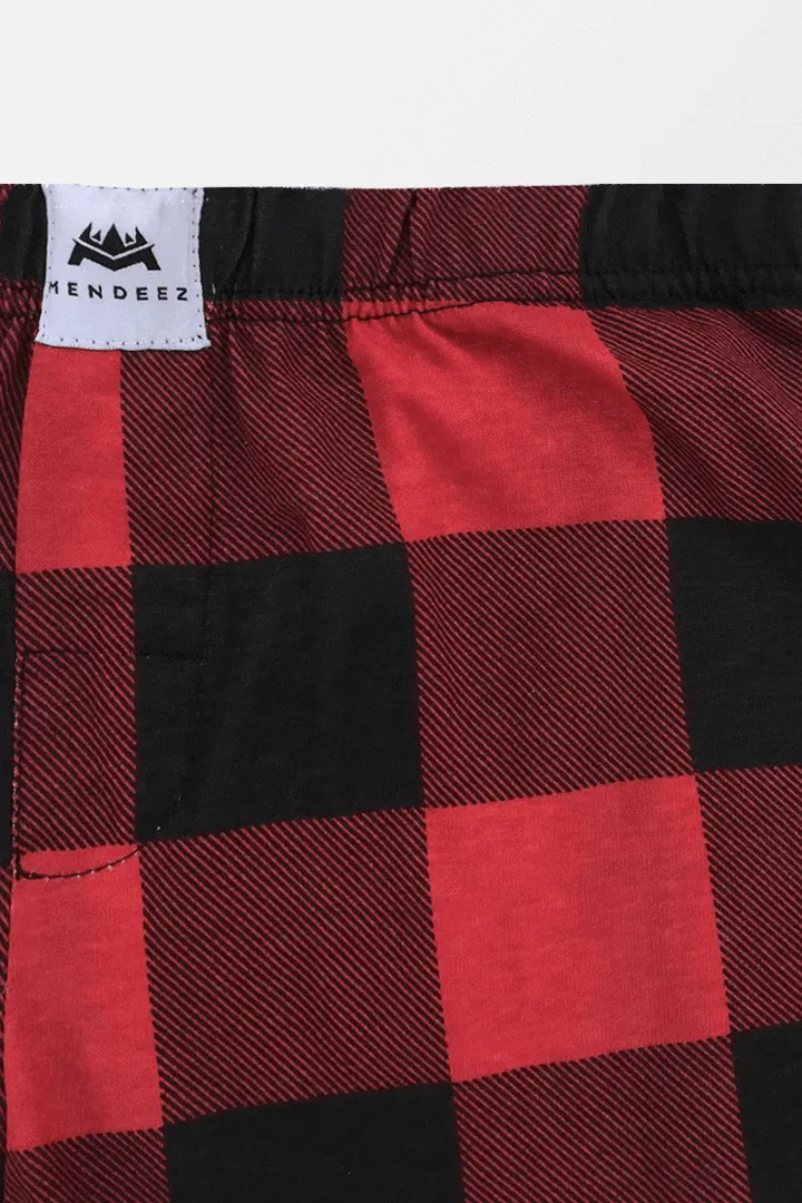 Red & Black Jersey Pajama Pant