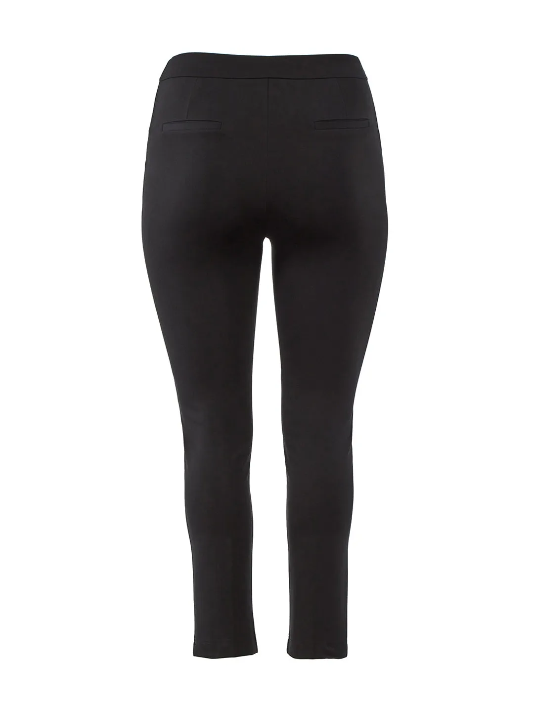 Slit Hem Black Pants